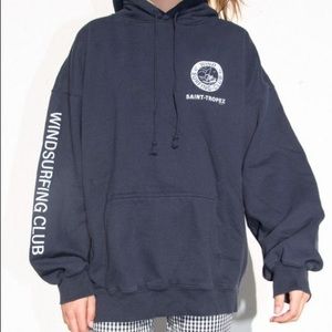 Brandy Melville navy “wind surfing club” hoodie!!